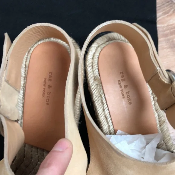 rag & bone Calla Espadrille Wedge Size 39 NWT - Picture 12 of 14